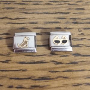 Nomination Dog and Sunglasses Charms